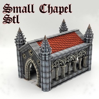 petit chapelle base ensemble Dani amenguel table 3D imprimable terrain fantaisie jeu rôle jeux guerre marteau dnd paysage wh40k aos 3d print model - Mito3D