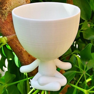robert plant meditando rebeca morales Home & Garden Homeware Vases, pots and planters garden home pot cactus planter jar deco suculentas robertplan 3d print model - Mito3D