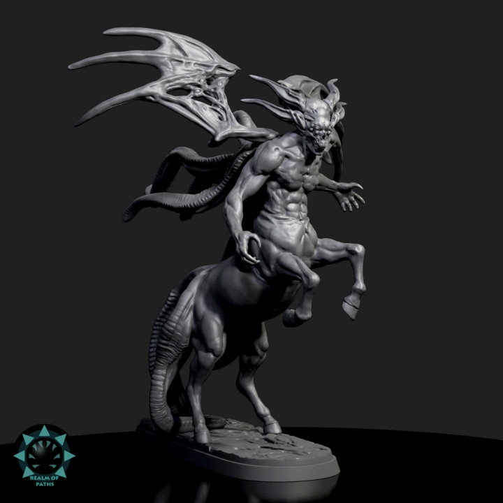 Uçurum iblis şövalye Diyar yollar masaüstü karakterler yaratıklar fantezi Evren centaur 3D print model - Mito3D