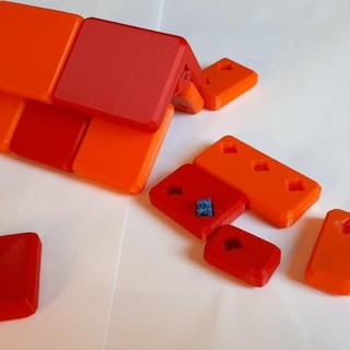 printablok vigas ladrillos dejf mesa accesorios tablero juegos personalizado 3d print model - Mito3D