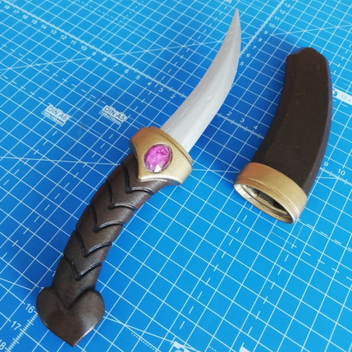 olgierds Dolch bilden Hexer 3 laci Legat Requisiten Cosplay Replik Schwerter Messer Olgierd 3D print model - Mito3D