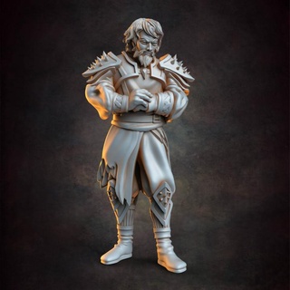 thug b red clay collectibles Tabletop accessories Characters & Creatures Fantasy Universe Store bar beer punk villain thief tavern 3d print model - Mito3D