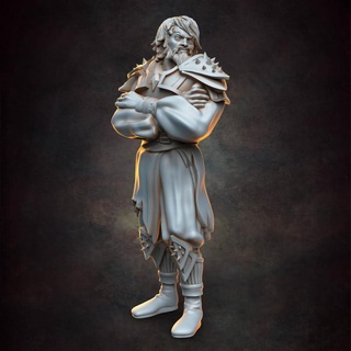 thug red clay collectibles  Tabletop Tabletop Characters & Creatures Fantasy Universe Tabletop Tabletop Characters & Creatures Tabletop Store bar chair table criminal bandit thief tavern thug  3d print model - Mito3D