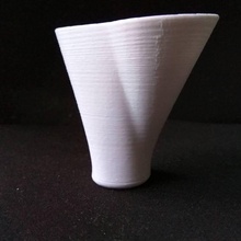 twirl vase & garden homedecor 3d print model - Mito3D