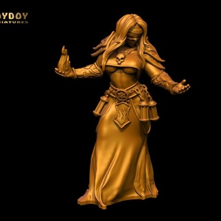 jant fire fantasy KADIN cilt 1 oyuncak minyatürler masaüstü karakterler yaratıklar fantezi Evren Ordu kadın kız kahraman insan Kadın cadı büyücü rahibe sihirdar 3d print model - Mito3D