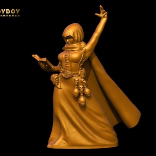 latifa -fantasy women vol 1 toydoy miniatures Tabletop Characters & Creatures Fantasy Universe army fantasy female girl hero human woman witch mage sorceress priestess sorcerer necromancer summoner 3d print model - Mito3D