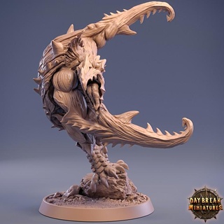 hooked horror 02 - creature pack 01 daybreak miniatures Tabletop Characters & Creatures Fantasy Universe dragons dungeons fantasy wargaming tabletop 32mm 75mm 3d print model - Mito3D