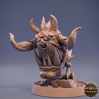 head runner 04 - creature pack 01 daybreak miniatures Tabletop Characters & Creatures Fantasy Universe dragons dungeons wargaming tabletop 32mm 75mm 3d print model - Mito3D