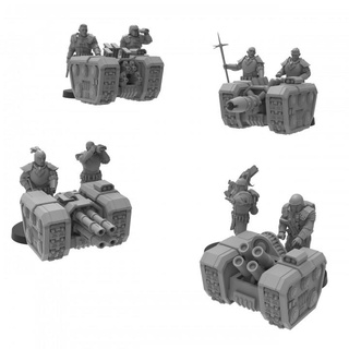 estoc weapons platform w crew ii - presupported thatevilone  Tabletop Tabletop Characters & Creatures Sci-Fi Universe Tabletop Tabletop Vehicles & Machines house roman support heavy weapons cannon laser quad destroyer mortar 28mm rapier excess cultists militia grav heavybolter  3d print model - Mito3D