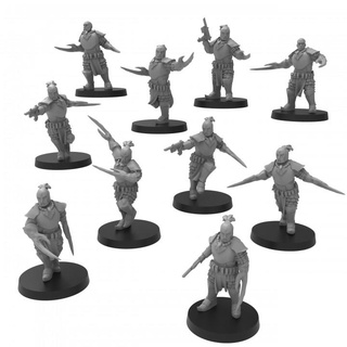 house excess daemonic hosts - presupported thatevilone Tabletop Characters & Creatures Sci-Fi Universe demon claws pistol laser daemon crab soul 28mm melee twin cultists possessed troops usp 3d print model - Mito3D