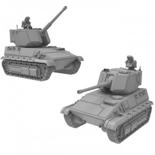 hadrian spaa - presupported thatevilone Tabletop Characters & Creatures Sci-Fi Universe Vehicles Machines tank vehicle large cannon air anti turret auto 28mm radar draco aa apc otomatic otomagic 3d print model - Mito3D