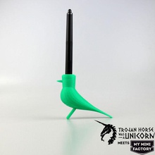 wacobird wacom penna titolare giardino pen bird portapenne trojanhorsewasaunicorn 3d print model - Mito3D