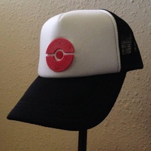 pok mon trainer hat fashion & accessories pokemon ninjaflex semiflex embellishment 3d print model - Mito3D