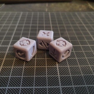 action dice token one page rules grimdark future gobboleone Tabletop accessories Board Games Custom 40k die extra warhammer activation opr pinned 3d print model - Mito3D