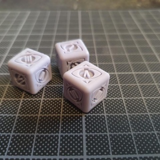 psychic dice token one page rules grimdark future gobboleone Tabletop accessories Board Games Custom 40k die warhammer power spell opr 3d print model - Mito3D