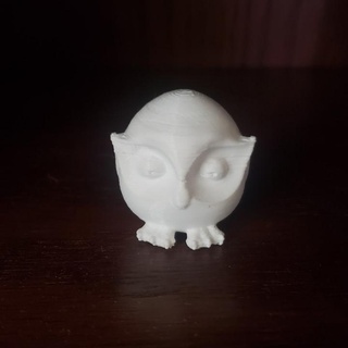 simple owl sculpt jonah w Toys & Games Animal Creature Figures animal bird 3d print model - Mito3D