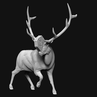 Çalıştırmak geyik cin ayak parmağı oyunlar masaüstü karakterler yaratıklar fantezi Evren iblis hayvan canavar Bambi 3d print model - Mito3D