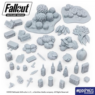 fallout wasteland warfare - print home chems meds food modiphius entertainment Tabletop 3D Printable Terrain Fantasy objects farm store medicine vault tabletop wargame bethesda chemicals scenery loot hospital scatter scenic nuka-cola items 3d print model - Mito3D