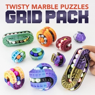 twisty puzzle pack grid variations includes astrolabicon chain fidj kwob devin montes ball game games toy toys twist marble sphere marbles puzzles grids 3d print model - Mito3D