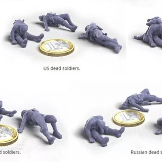 ww1 morte soldats 5 nationalités Alphonse Marcel table personnages créatures historique univers soldat 28mm 3d print model - Mito3D