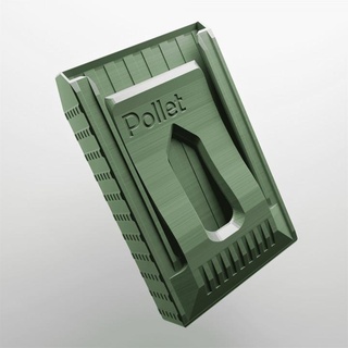 pollet 3d basılı sağlam ince cüzdan aditya Gupta moda Aksesuarlar kart minimalist para nakit klipsi kredi kartı Kulp destek 3d print model - Mito3D