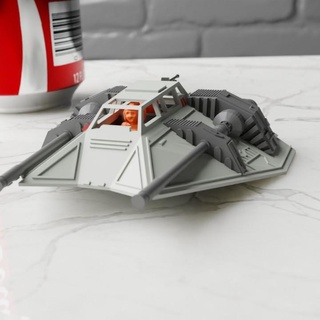 Kenner 1980 snowspeeder secadora ventilador Arte juguetes juegos juguete vehiculos estrella snow guerras deslizador Kenobi obi pálido 3d print model - Mito3D