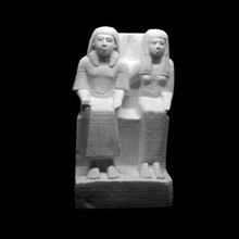 official wife scan egypt sculpture statue woman noble pharao 3d print model - Mito3D