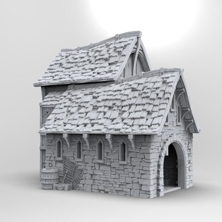 Ankrabourg Pete 39 nin balık iş 3dlayeredscenery masaüstü 3D yazdırılabilir arazi fantezi bina ev Ortaçağa ait Warhammer Dükkan Zindanlar Ejderhalar dnd manzara Mordheim Tudor 3d print model - Mito3D