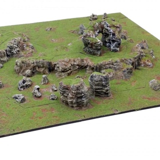 mgb Boden Module rg Kapelle Tischplatte 3D druckbar Terrain Fantasie Tafel Landschaft 3d print model - Mito3D