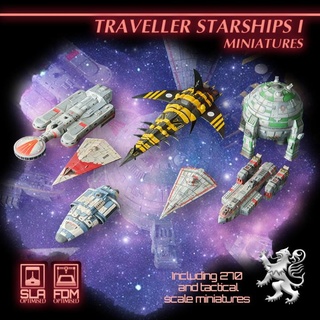 traveller starships miniatures 2nd dynasty Tabletop Characters & Creatures Sci-Fi Universe Vehicles Machines future rpg sci-fi science space star terrain vessel war scifi tabletop tactical 270 openlock danger 2nddynasty officialtraveller 3d print model - Mito3D