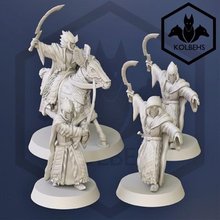 eastern wraith lord tidrewski kolbehs Tabletop Characters & Creatures Fantasy Universe fantasy ghost lotr dnd mesbg easterling 3d print model - Mito3D