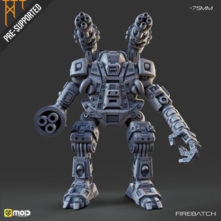 mech firebatch moid Tabletop Characters & Creatures Sci-Fi Universe Vehicles Machines armor robot sci-fi wargaming miniature weapons scifi modelkit tabletop kitbash machinery infinity 3d print model - Mito3D