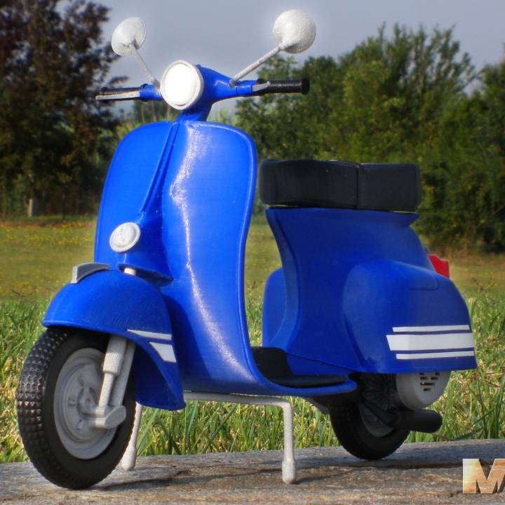 vespa primavera et3 juegos juguetes scooter assemblablemodel 3D print model - Mito3D