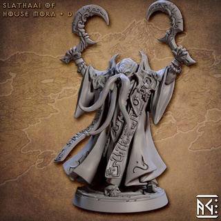 house mora slathaai - modular artisan guild dragons dungeons fantasy rpg depth miniature mind tabletop cthulhu one supports wargame dnd underdark ttrpg flayer presupported supported 3d print model - Mito3D