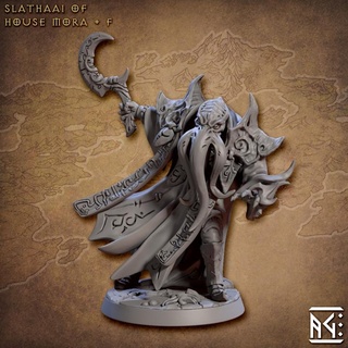 house mora slathaai - modular f artisan guild dragons dungeons fantasy rpg depth miniature mind tabletop cthulhu one supports wargame dnd underdark ttrpg flayer presupported supported 3d print model - Mito3D