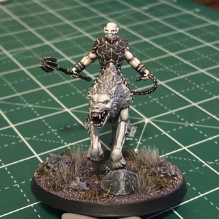 kzkminis - aznarg desecrator orc chieftain iron fang clan Tabletop Characters & Creatures Fantasy Universe fantasy warhammer lotr captain azog esdla mesbg 3d print model - Mito3D