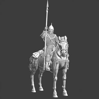 medieval mounted baltic tribal warrior northern crusades miniatures Tabletop Characters & Creatures Historical Universe model soldier wargaming enemy tabletop order cavalry 28mm knights estonian lake teutonic peipus livonian lithuanian 3d print model - Mito3D