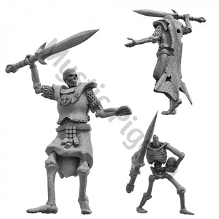 iskelet gladyatör Bedava örneklem reçine fantezi minyatür lex Addams ejderhalar Zindanlar ölümsüz zombi d dnd ttrpg 3d print model - Mito3D