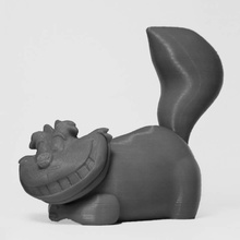 cheshire cat 2-piece toys & games chesirecat aliceinthewondeland 3d print model - Mito3D