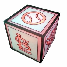 baseball light cube Garten Licht Sport 3d print model - Mito3D