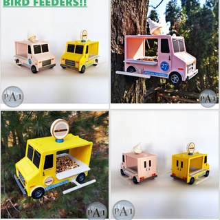 oiseau mangeoires glace crème Burger camion combo pa1 Accueil maison jardin animaux domestiques facile nature faune oiseaux mangeoire nourriture 3d print model - Mito3D