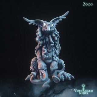 zoog standard voidrealm minis Tabletop Characters & Creatures Fantasy Universe animal forest rabbit miniature tabletop cthulhu lovecraft nightmare dnd weird mythos critter eldritch voidrealms dreamlands zoogs 3d print model - Mito3D