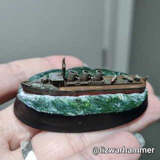 blight seas fleet - destroyer elizabeth little Tabletop Characters & Creatures Sci-Fi Universe Vehicles Machines gaming ship vehicle wargaming miniature wargame warship naval blightseasfleet 1 2000 3d print model - Mito3D