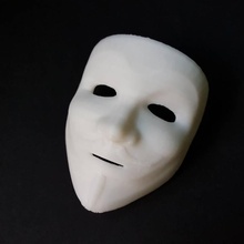máscara anónima props cosplay anónimo 3d print model - Mito3D