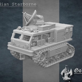 m62 burro artillery tractor golden dragon games Tabletop Characters & Creatures Sci-Fi Universe Vehicles Machines 40k action bolt guard support vehicle warhammer ww2 imperial cannon 47 astra militarum starborne konflikt logistics hauler 3d print model - Mito3D