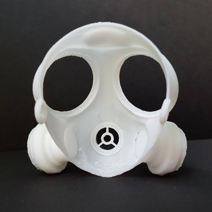 gaz maskesi sahne cosplay gasmask maske 3D print model - Mito3D