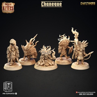 Chaneque Lehm Zyanid Miniaturen Tischplatte Zeichen Kreaturen Fantasie Universum Datei druckbar stl Modell Monster Mythologie Kriegs Spiele Wargaming Kriegshammer Miniatur Zwerg Minis Kriegsspiel Halbgott Pfadfinder Tischspiele Tischspiel Tabletopgaming Zwerge Toncyanid 3d print model - Mito3D