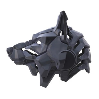 wolf dj helmet alesandrofrom Props & Cosplay Masks and Helmets animal head headphones mask wild 3d print model - Mito3D