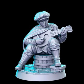 forley pocketpicking bard - 32mm dnd rn estudio Tabletop Characters & Creatures Fantasy Universe man rpg child young 3d print model - Mito3D