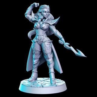 shariza female mage-assassin - 32mm dnd rn estudio Tabletop Characters & Creatures Fantasy Universe rpg 3d print model - Mito3D